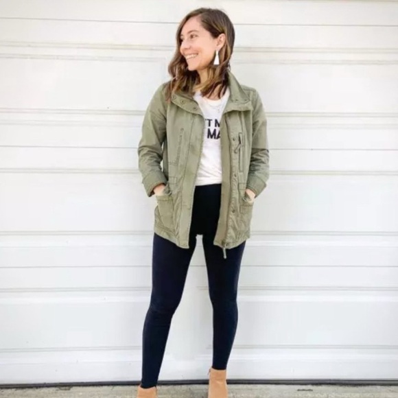 NWT Madewell Passage Utility Jacket Olive Green Size S - Picture 8 of 14